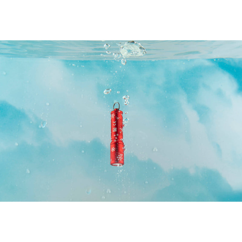 Olight I3E EOS Flashlight (Snowflake Red)