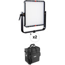Luxli Timpani? 1x1 RGB LED Light Panel (2-Light Kit with Travel Case)
