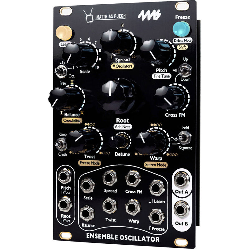 4ms Ensemble Oscillator Eurorack Module (Black, 16 HP)