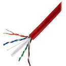 Dynotech Cat 6 UTP Bulk CMR Ethernet Cable (1000', Red)