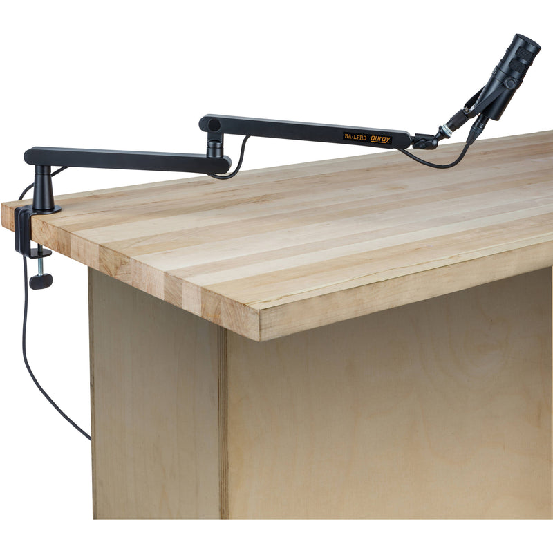 Auray BA-LPR Low-Profile Broadcast Arm with Riser