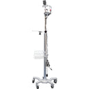 BZBGEAR Medical-Grade Patient Monitor Roll Stand with 10x PTZ Camera & Speakerphone