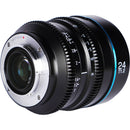 Sirui Night Walker 24mm T1.2 S35 Cine Lens (Leica L, Black)