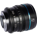 Sirui Night Walker 24mm T1.2 S35 Cine Lens (Leica L, Black)