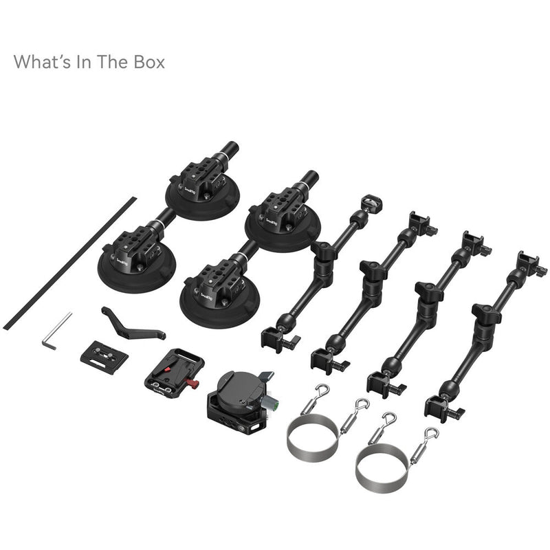 SmallRig 3565B SC-15K 4-Arm Suction Cup Camera Mount Kit