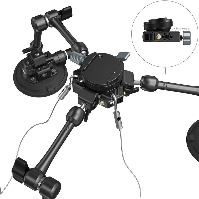 SmallRig 3565B SC-15K 4-Arm Suction Cup Camera Mount Kit