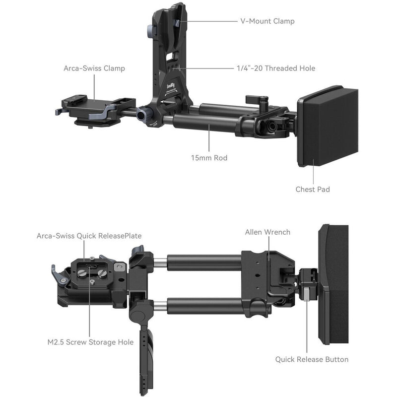 SmallRig Advanced V-Mount Battery Mounting System