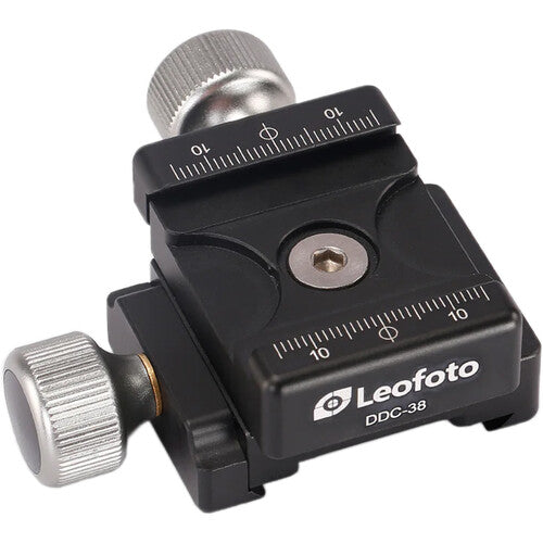 Leofoto DDC-38 Bidirectional Double Mini Clamp with BPL-50N QR Plate