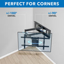 Mount-It! MI-397 Articulating TV Wall Mount with Extra Long Extension for 40 to 80" Displays