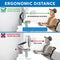 Mount-It! MI-4884B Dual Monitor Desk Mount with Low Profile Gas Spring Arms