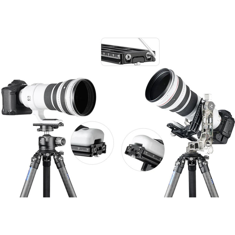 Leofoto PL-150 Arca-Type Universal Lens Plate (5.9")