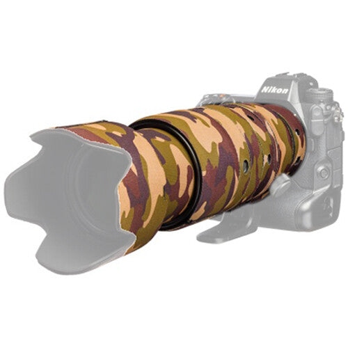 easyCover Lens Oak Cover for Sigma 60-600mm f/4.5-6.3 DG DN OS Sports Lens (Brown Camouflage)