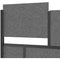 Luxor Modular Room Divider Add-On Wall (70 x 70", Black)