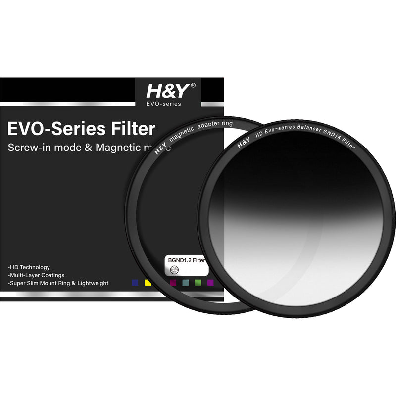 H&Y Filters HD EVO-Series Balancer GND16 Filter Set (67mm, 4-Stop)