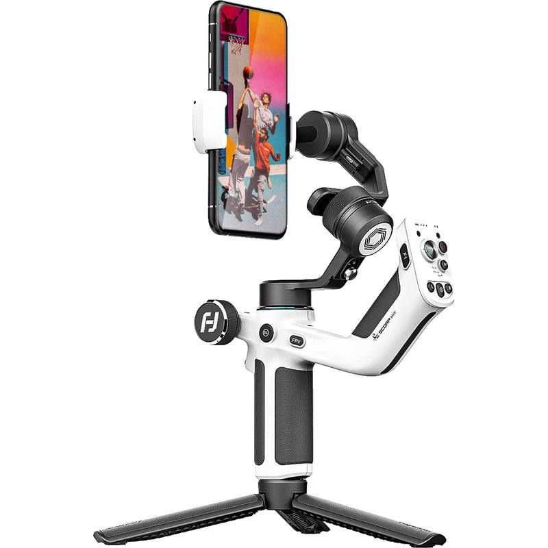 Feiyu SCORP-Mini P Handheld 3-Axis Gimbal for Smartphones (White)