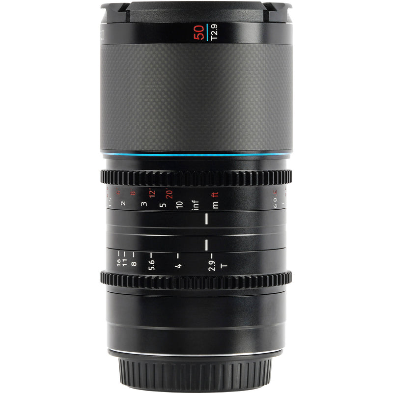 Sirui Saturn 50mm T2.9 1.6x Carbon Fiber Full-Frame Anamorphic Lens (Nikon Z, Neutral Flare)
