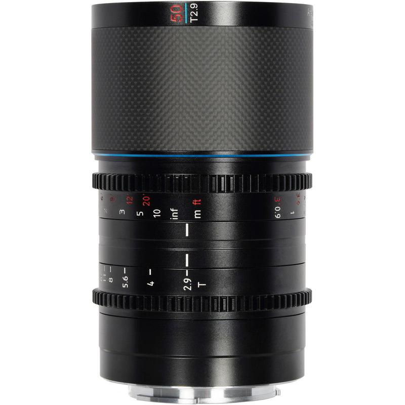Sirui Saturn 50mm T2.9 1.6x Carbon Fiber Full-Frame Anamorphic Lens (FUJIFILM X, Neutral Flare)