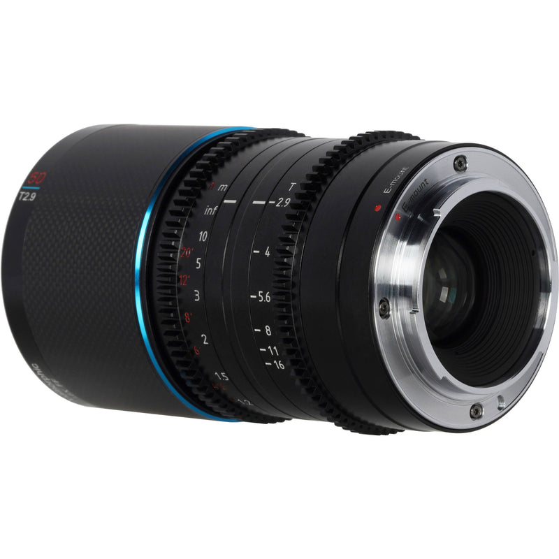 Sirui Saturn 50mm T2.9 1.6x Carbon Fiber Full-Frame Anamorphic Lens (DJI DL, Blue Flare)