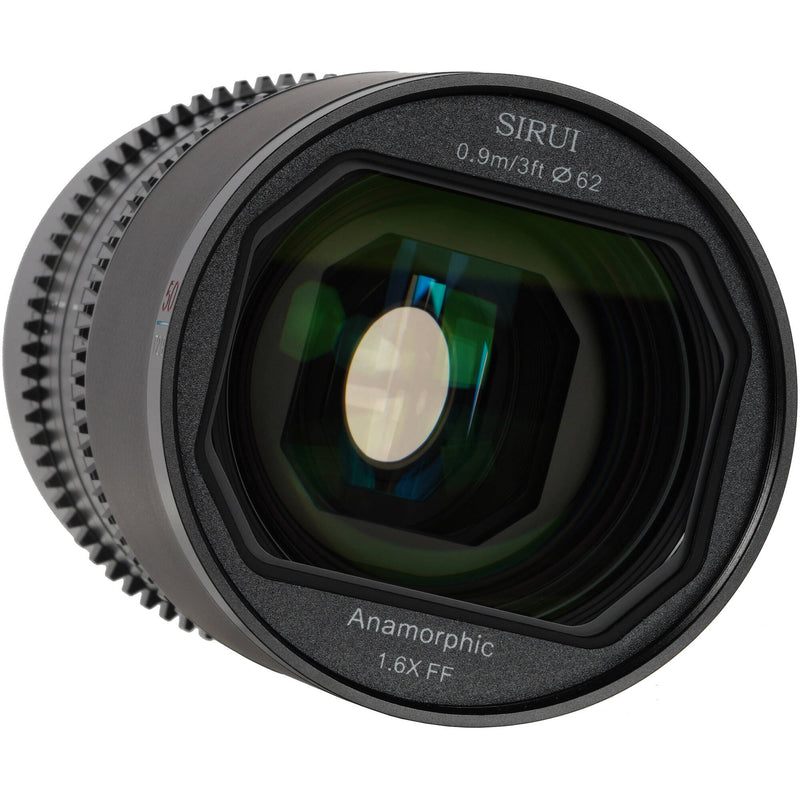 Sirui Saturn 50mm T2.9 1.6x Carbon Fiber Full-Frame Anamorphic Lens (DJI DL, Blue Flare)