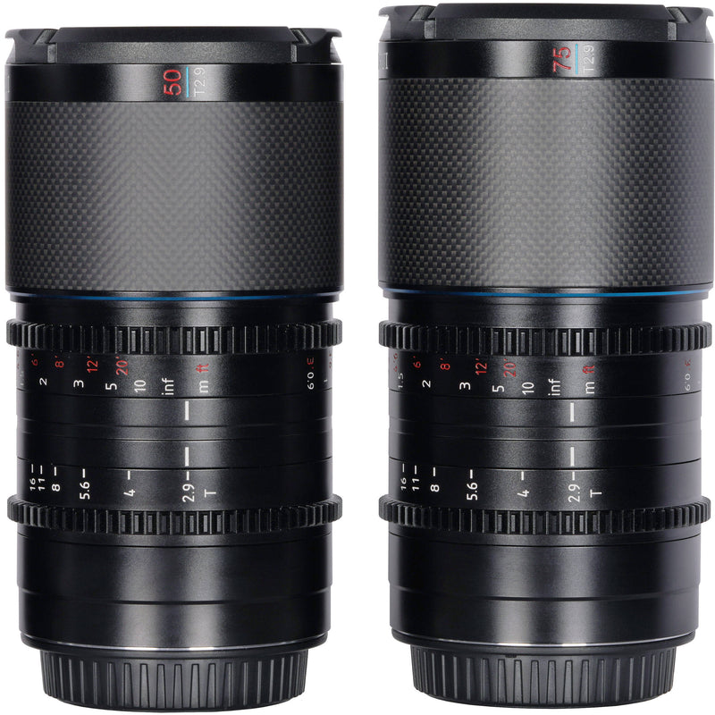 Sirui Saturn T2.9 1.6x Carbon Fiber Full-Frame Anamorphic 2-Lens Set (FUJINON X, Neutral Flare)