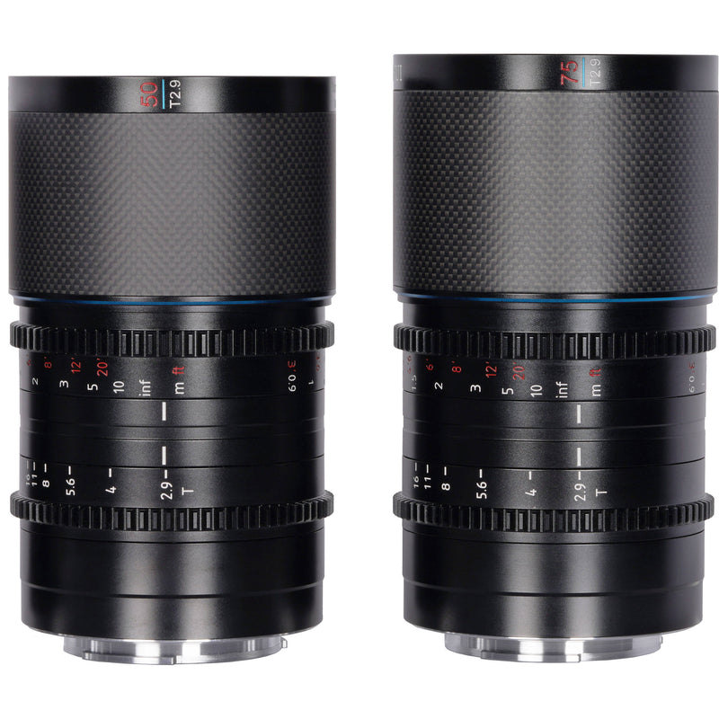 Sirui Saturn T2.9 1.6x Carbon Fiber Full-Frame Anamorphic 2-Lens Set (Nikon Z, Neutral Flare)