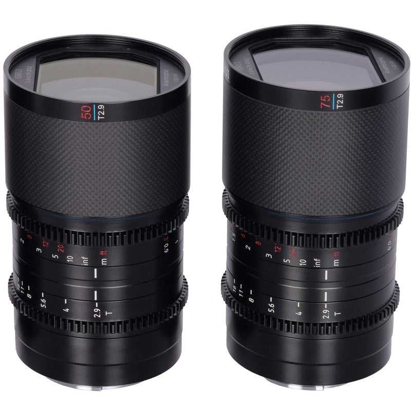 Sirui Saturn T2.9 1.6x Carbon Fiber Full-Frame Anamorphic 2-Lens Set (Leica L, Neutral Flare)