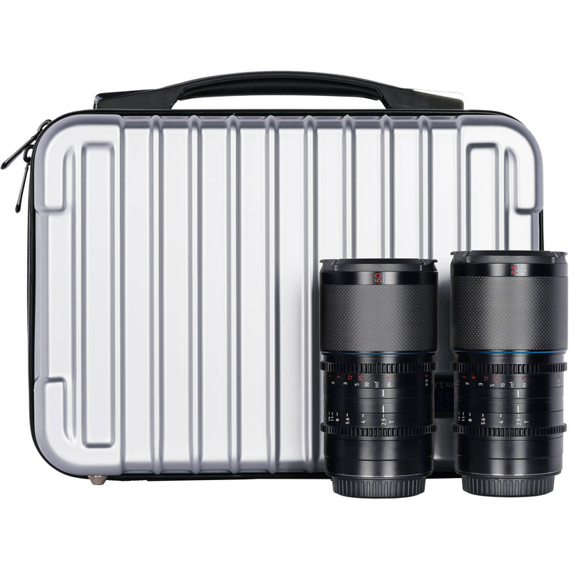 Sirui Saturn T2.9 1.6x Carbon Fiber Full-Frame Anamorphic 2-Lens Set (FUJINON X, Blue Flare)