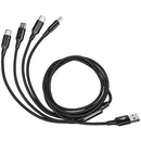 Vaxis Litecomm Single USB-A to Four USB-C Charging Cable