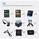Vaxis Litecomm V1 2S Full-Duplex Wireless Intercom System with Two Headsets (1.9 GHz)