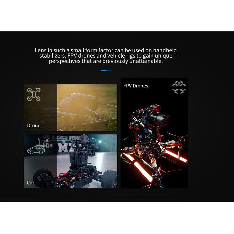 Sirui Saturn T2.9 1.6x Carbon Fiber Full-Frame Anamorphic 2-Lens Set (DJI DL, Neutral Flare)