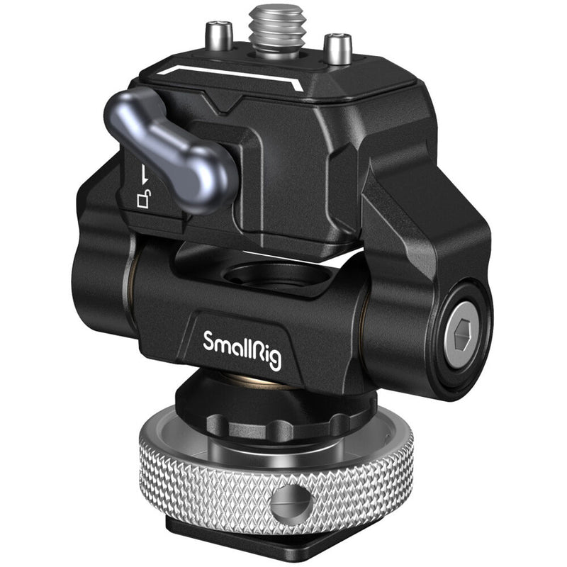 SmallRig Drop-In HawkLock Mini Quick Release Monitor Mount with Cold Shoe