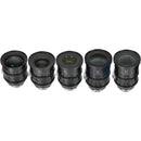Sirui Jupiter Full-Frame Macro Cine 5-Lens Kit (ARRI PL)