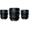 Sirui Night Walker T1.2 S35 Cine 3-Lens Set (Leica L, Black)