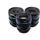 Sirui Night Walker T1.2 S35 Cine 3-Lens Set (Leica L, Black)