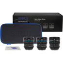 Sirui Night Walker T1.2 S35 Cine 3-Lens Set (Leica L, Black)