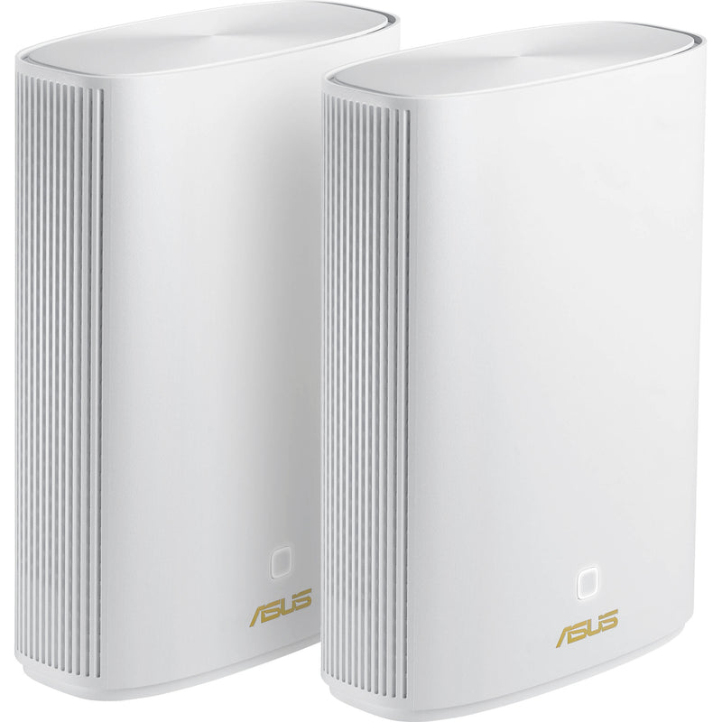ASUS ZenWiFi AX Hybrid XP4 AX1800 Wireless Dual-Band Gigabit 2-Piece Mesh Wi-Fi System (White)