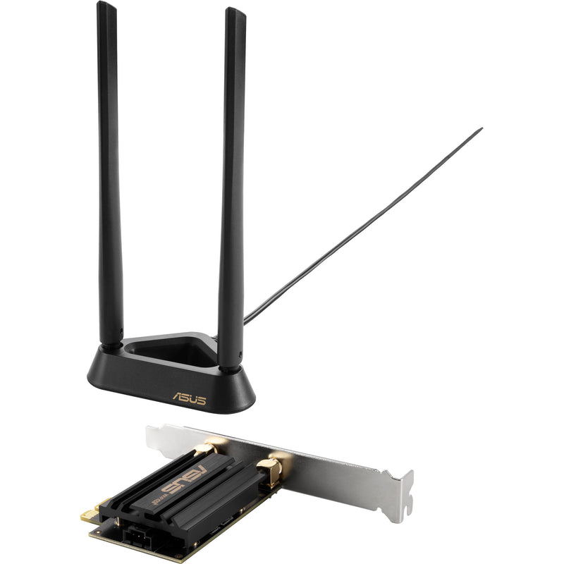 ASUS PCE-AXE58BT Wi-Fi 6E PCIe Adapter with Magnetic Base