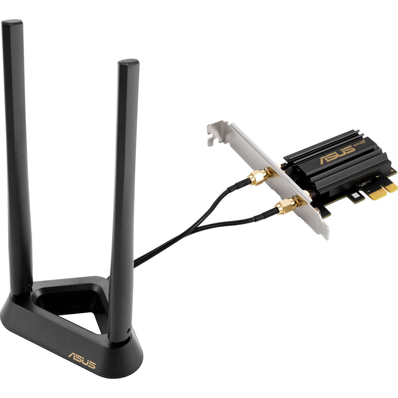 ASUS PCE-AXE58BT Wi-Fi 6E PCIe Adapter with Magnetic Base