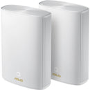 ASUS ZenWiFi AX Hybrid XP4 AX1800 Wireless Dual-Band Gigabit 2-Piece Mesh Wi-Fi System (White)
