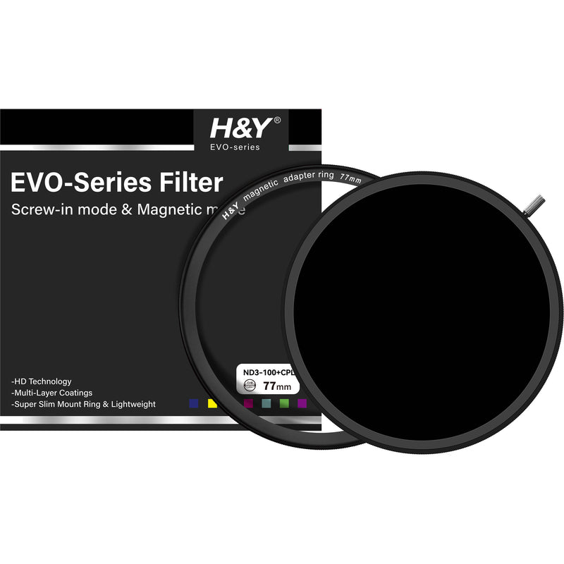 H&Y Filters HD EVO-Series Variable ND3-1000 & CPL Filter Kit (95mm)