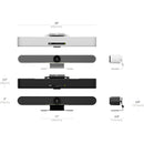 IPEVO UHD 4K All-in-One Video Bar (Black)