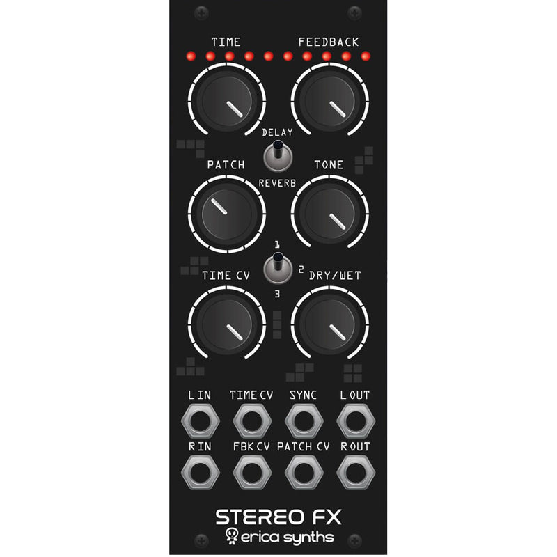 Erica Synths Drum Stereo FX Eurorack Module (10 HP)