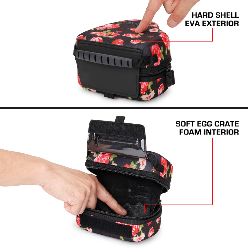 USA GEAR H Series Molded EVA Quick Access SLR Hard Shell Camera Case (Floral)