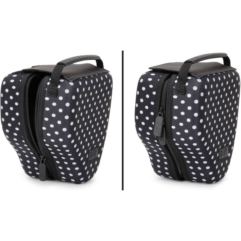 USA GEAR H Series Molded EVA Quick Access SLR Hard Shell Camera Case (Polka Dot)