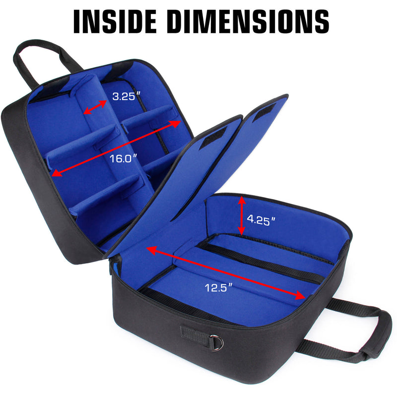 USA GEAR S23 Console Travel Case for PlayStation 5 (Blue)