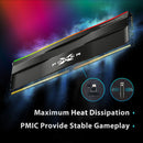 Silicon Power 64GB Zenith RGB 6000 MHz DDR5 Desktop Memory Kit (2 x 32GB, Black)