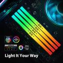 Silicon Power 64GB Zenith RGB 6000 MHz DDR5 Desktop Memory Kit (2 x 32GB, Black)