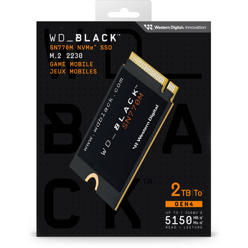 WD 2TB WD_Black SN770M NVMe PCIe 4.0 M.2 Internal SSD
