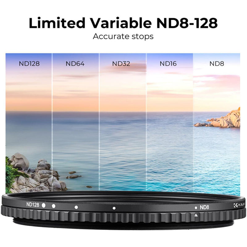K&F Concept Nano-X Pro Series Variable ND Filter (58mm, 3 to 7-Stop)
