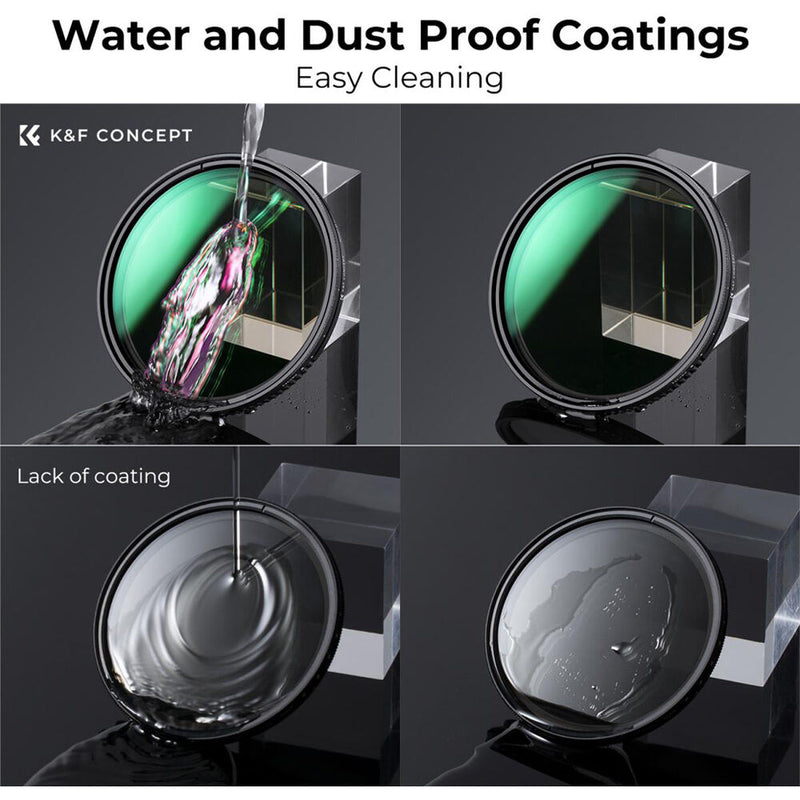 K&F Concept Nano-D Series Variable ND Filter (62mm, 1 to 5-Stop)
